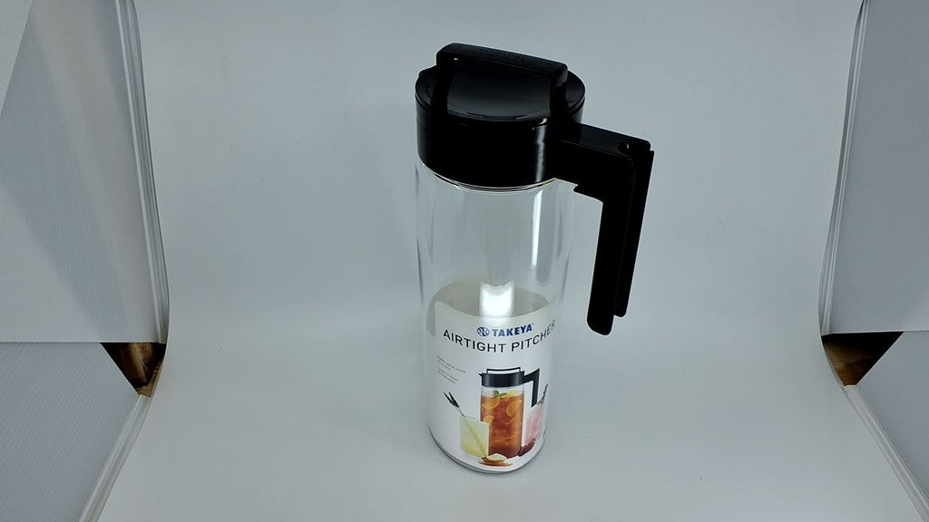 Takeya Patented and Airtight Pitcher Made in the USA, BPA Free, 2 qt, Black