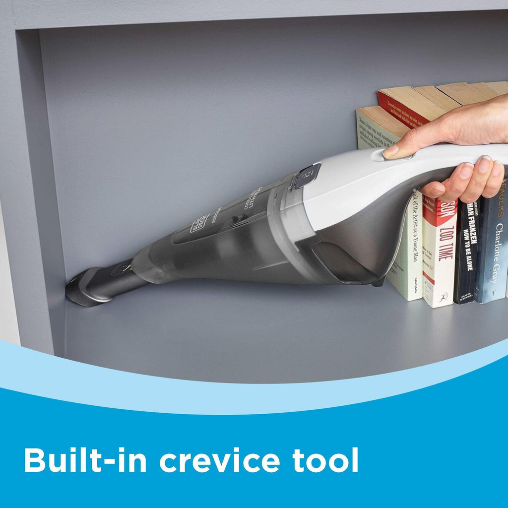 BLACK+DECKER QuickClean Portable Hand Vacuum w/ Crevice Tool