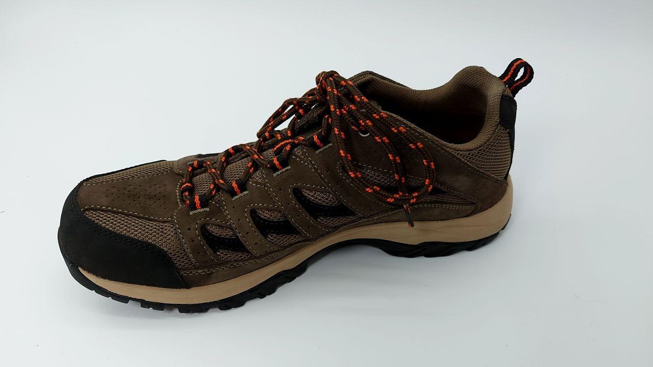 Columbia Mens Crestwood, Camo Brown/Heatwave, 12 Wide