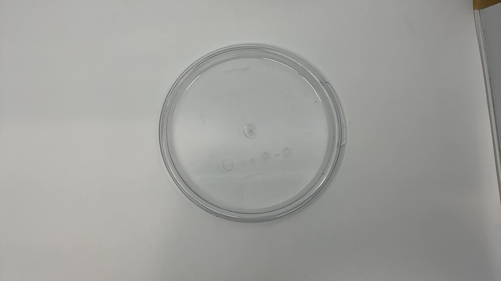 Clear Plastic Food Storage Container Lid, Fits 2/4 Qt, Dishwashable