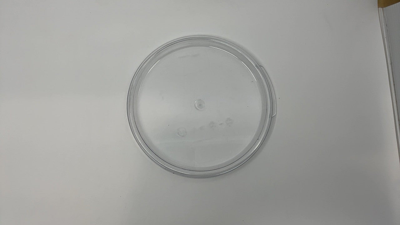 Clear Plastic Food Storage Container Lid, Fits 2/4 Qt, Dishwashable