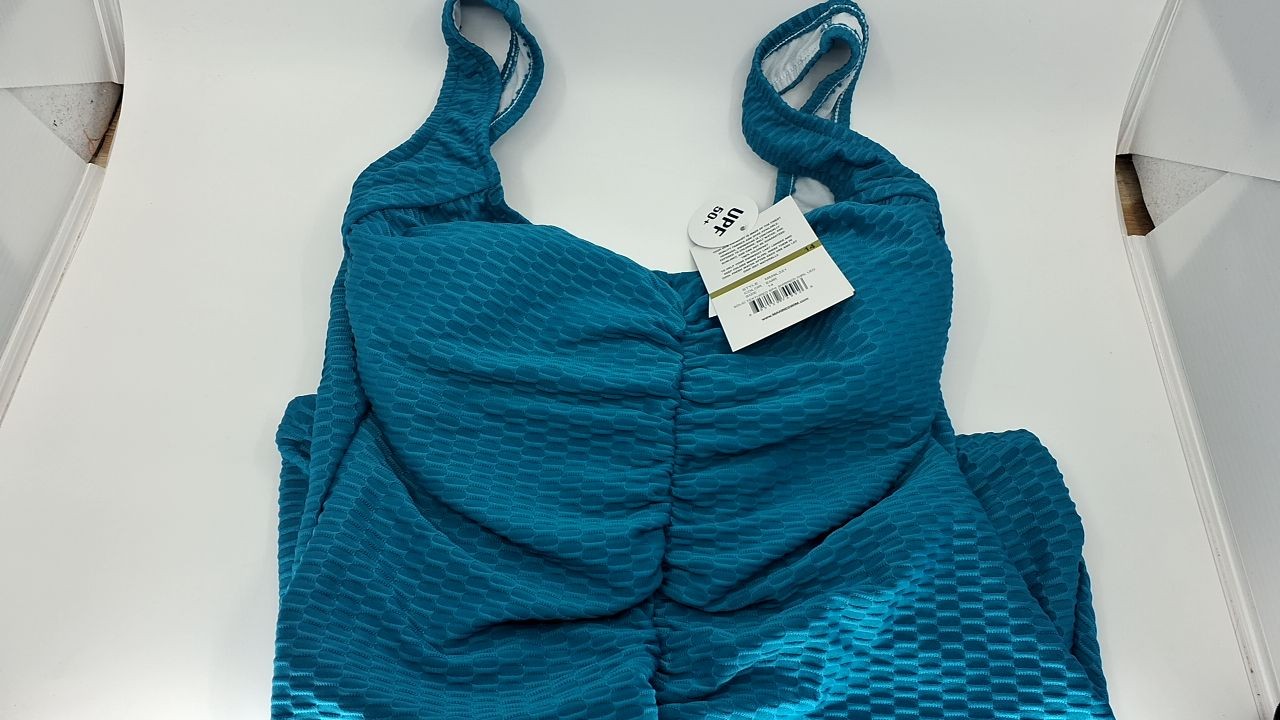 Maxine Women's One Piece Swimsuit, Emerald, Size 14, Tummy Control