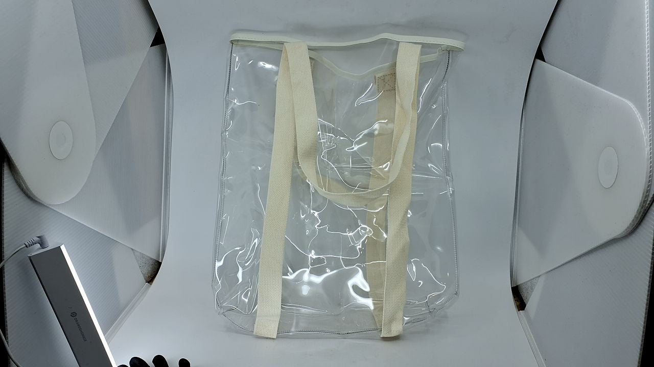 Clear Stadium Bag 12x6x12, Water Resistant Tote for Events & Festivals