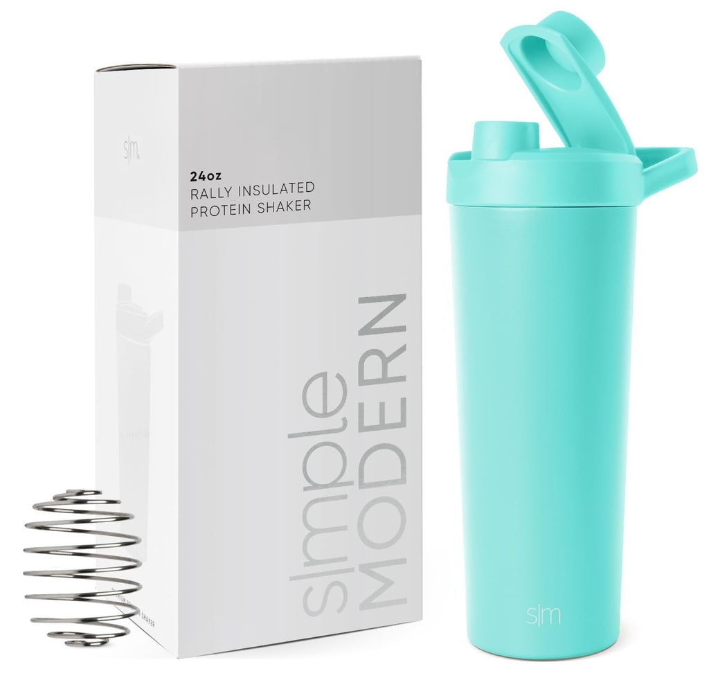 Rally Collection 24oz Shaker Bottle - Stainless Steel, Ocean Water
