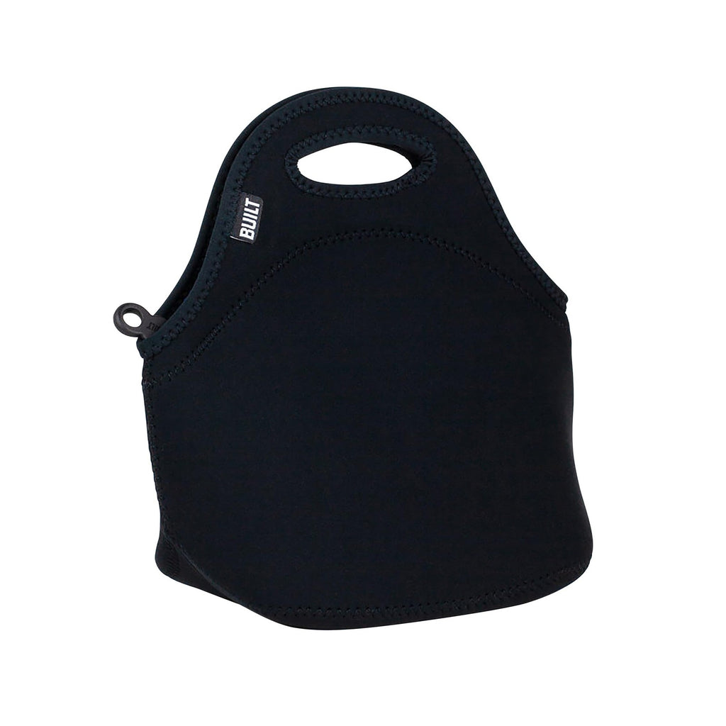 Reusable Insulated Lunch Tote Bag, Black Neoprene, One Size, BUILT Gourmet