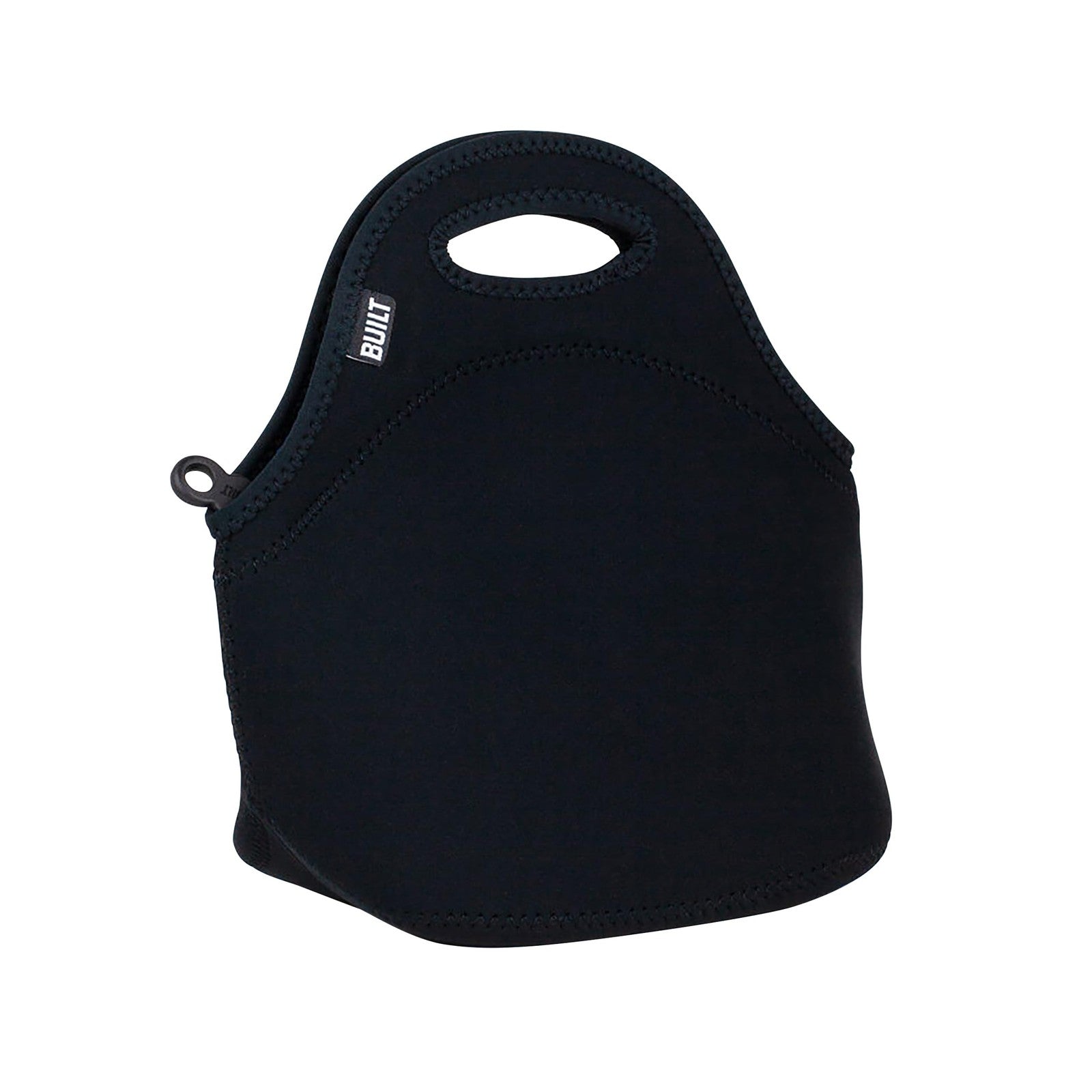Reusable Insulated Lunch Tote Bag, Black Neoprene, One Size, BUILT Gourmet