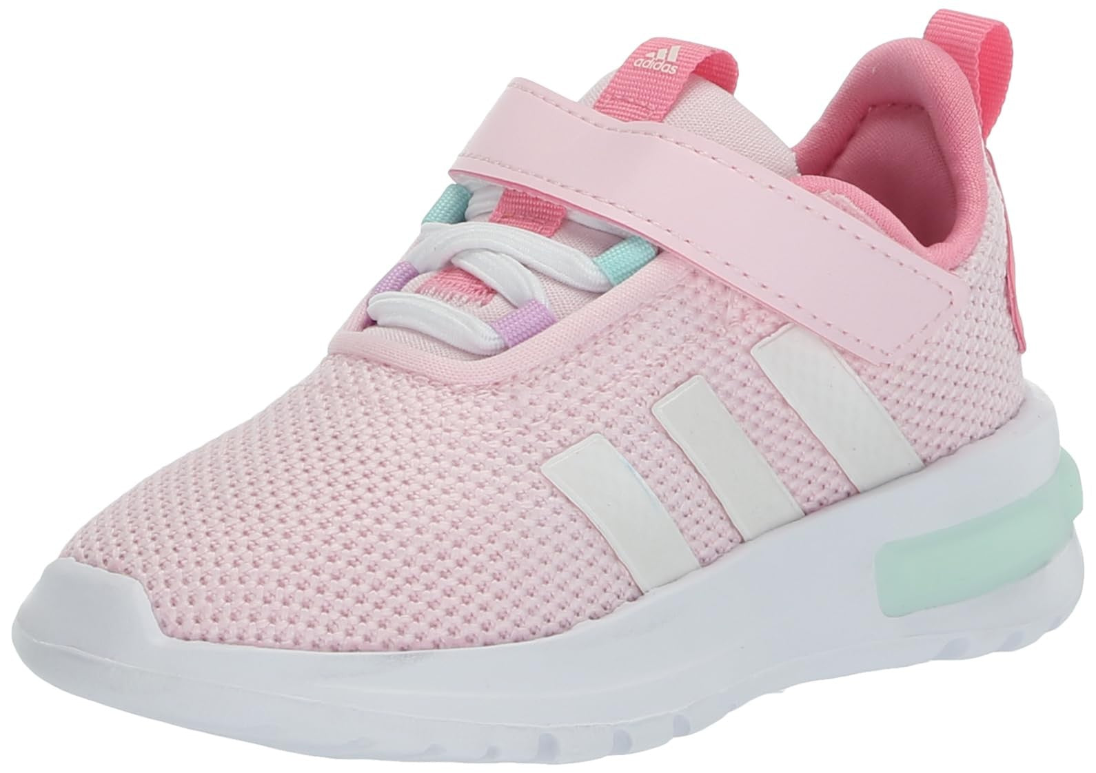 adidas Kids Racer TR23 Sneakers, Clear Pink, 10 Toddler