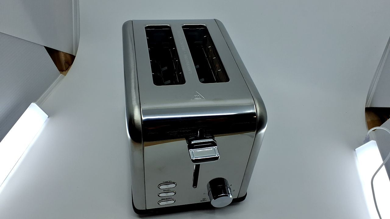 YSSOA 2-Slice Stainless Steel Toaster, 6 Shade, Bagel & Defrost Functions