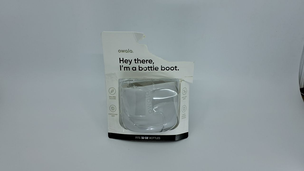 32 Oz Owala Silicone Boot for Stainless Steel Water Bottles Grey