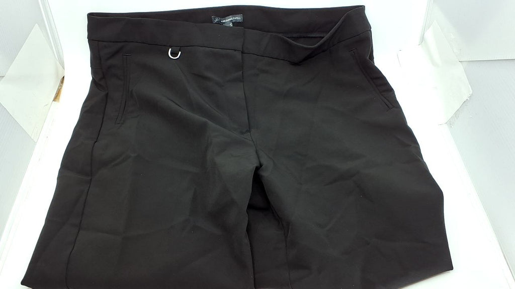 Adrianna Papell Women's Kate fit bi Stretch Pant Pants, Black, 14