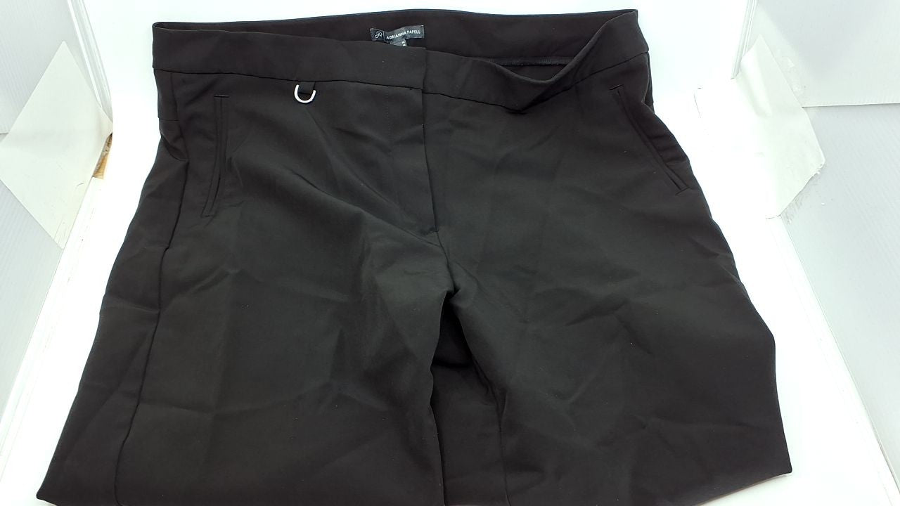 Adrianna Papell Women's Kate fit bi Stretch Pant Pants, Black, 14