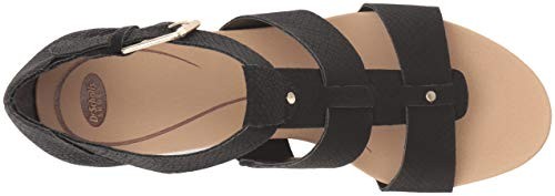 Dr. Scholl's Shoes Women's Barton Wedge Platform Sandal,Black Snake Print,7.5