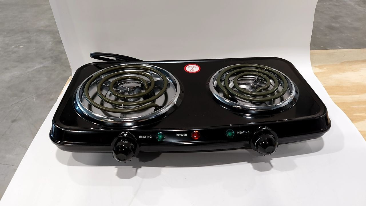 Mainstays Portable Double Burner and Hot Plate  120V~ 1800W