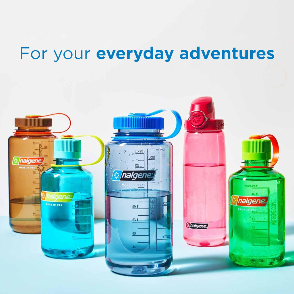 Nalgene Sustain 16 Oz Wide Mouth Water Bottle Cerulean BPA-Free