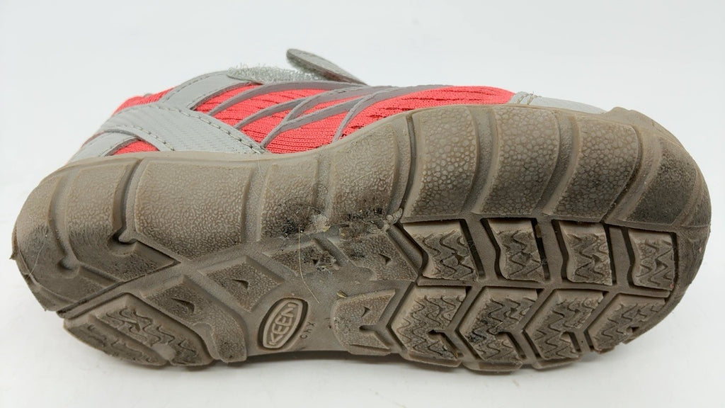 KEEN unisex-child Chandler CNX Comfortable Sneakers, Drizzle/Dubarry, 7 Toddler