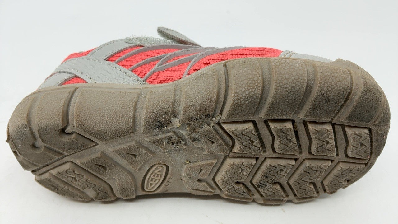 KEEN unisex-child Chandler CNX Comfortable Sneakers, Drizzle/Dubarry, 7 Toddler