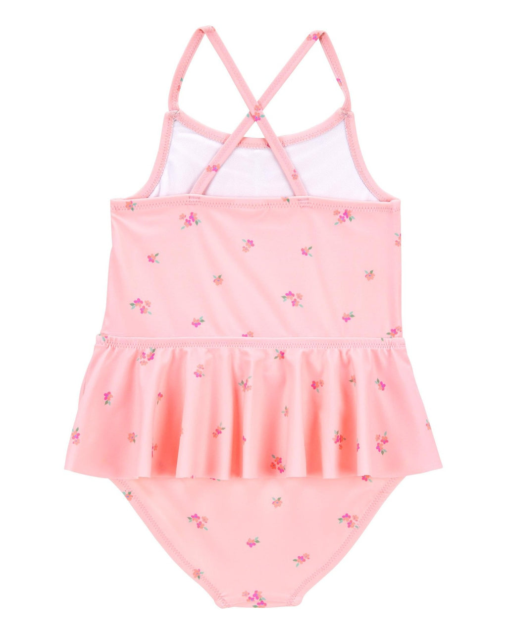 OshKosh B'Gosh Girls' One-Piece Swimsuit, Pink Floral Print