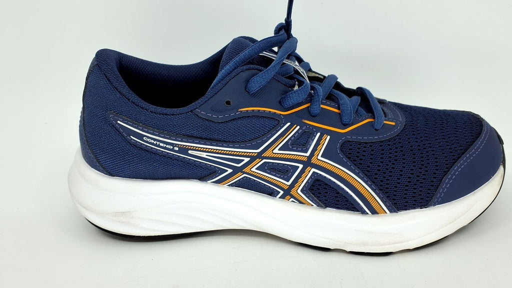 ASICS Kid's Contend 9 Grade School Running Shoes,  5.5, Indigo Blue/White