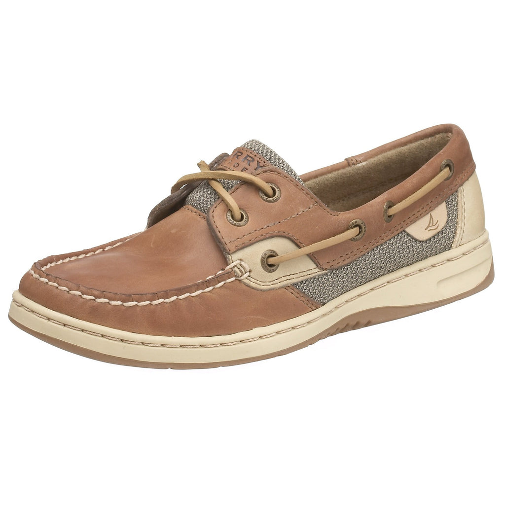 Sperry Top-Sider Women's Bluefish 2 Eye Boat Shoe,Linen/Oat,9.5 M
