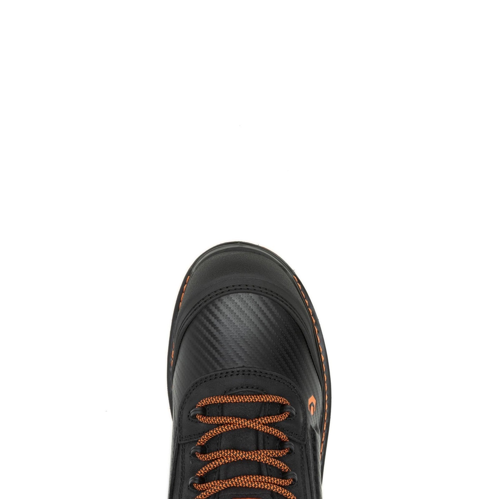 Wolverine Men's 6" Mid Composite Toe Waterproof Boot Black/Orange 10.5 X-Wide