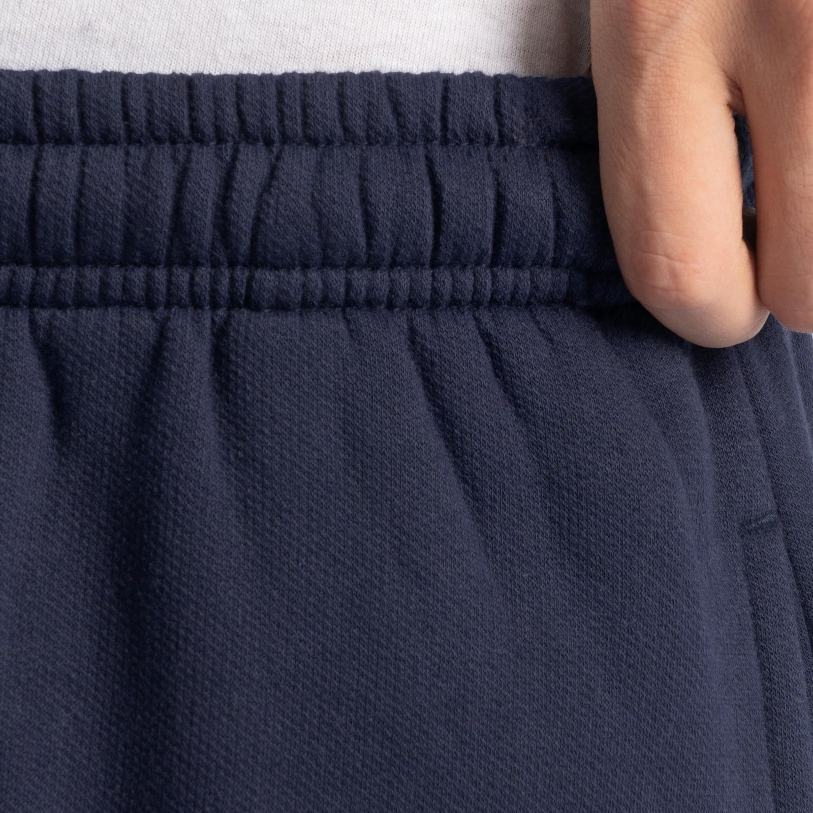 Men's Eversoft Fleece Joggers, Elastic Bottom, Navy, Medium