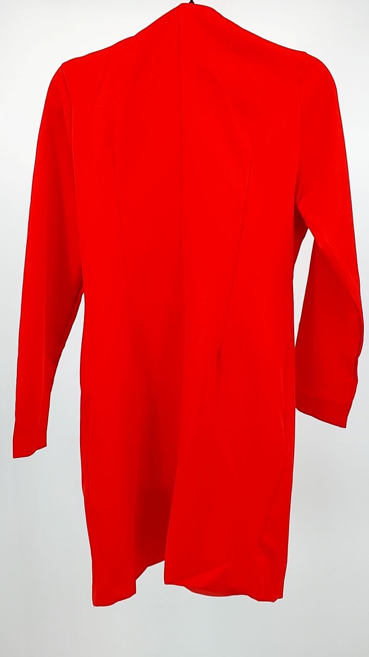 Long Sleeve Blazer Dress with Button Detail