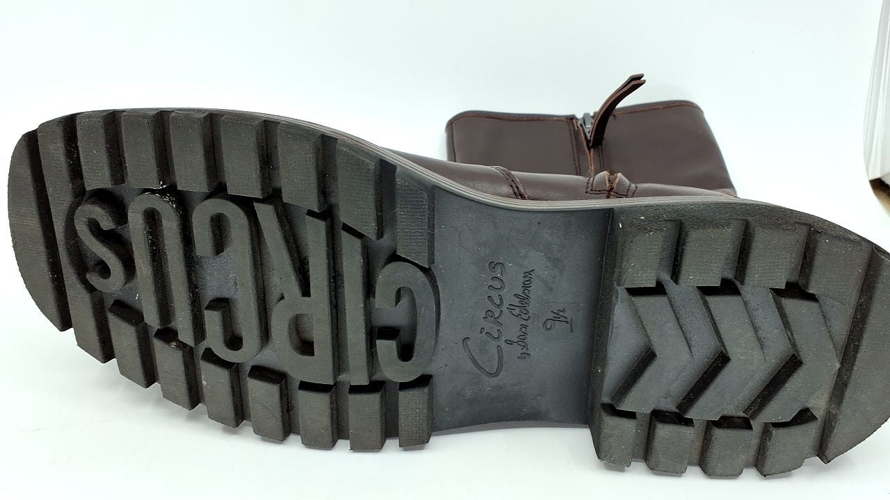 Circus NY by Sam Edelman Women's Motorcycle Boot, Dark Chocolate, 9.5