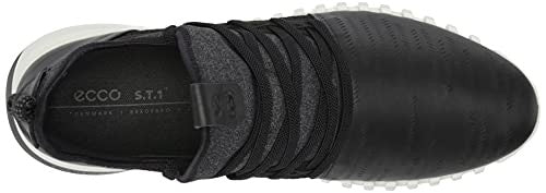 ECCO Women's ZipFlex Low Cut Boot Sneaker, Black, 9-9.5