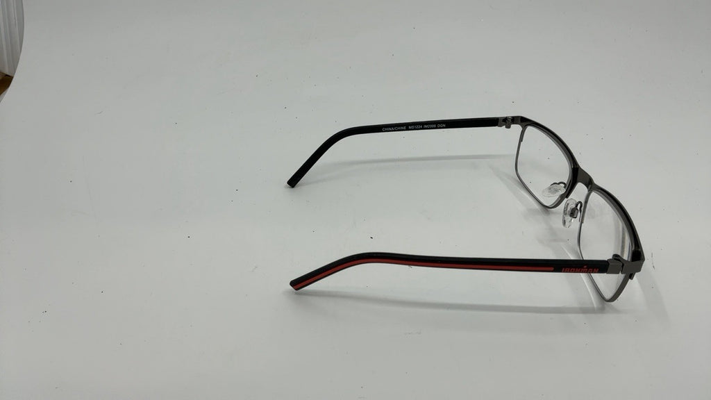 IRONMAN Men's Endeavor Square Reading Glasses, Black, 54 mm + 2.5