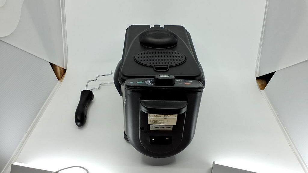 OVENTE FDM2201BR Deep Fryer, 2L, Adjustable Temp, Stainless Steel, Silver