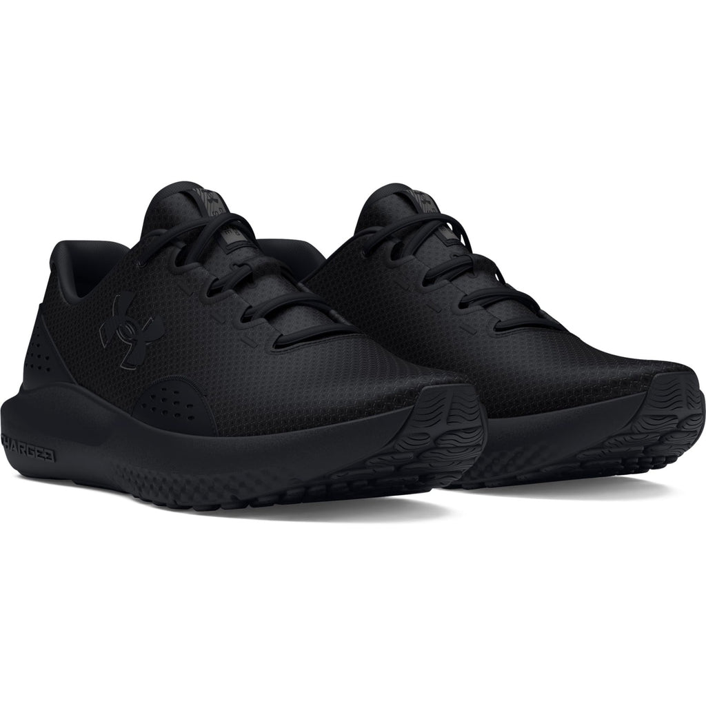 Under Armour Men's Charged Surge 4, (002) Black/Black/Black, 11, US