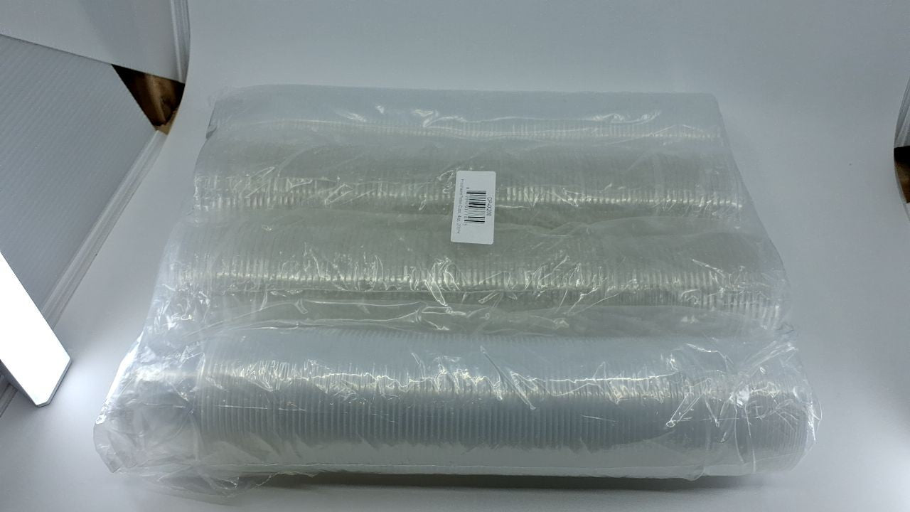 200 Clear Plastic Portion Cups w/ Lids - 4 Oz Souffle & Condiment Use