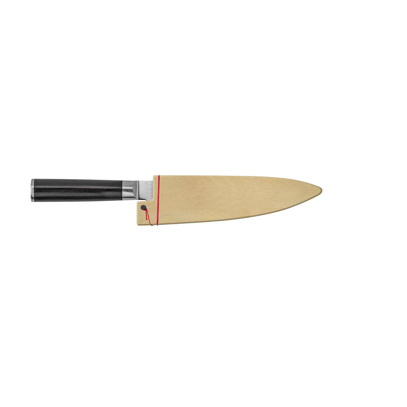Shun Knife Sheath for 7-8 Inch Knives, Beech Wood, Secure Protection
