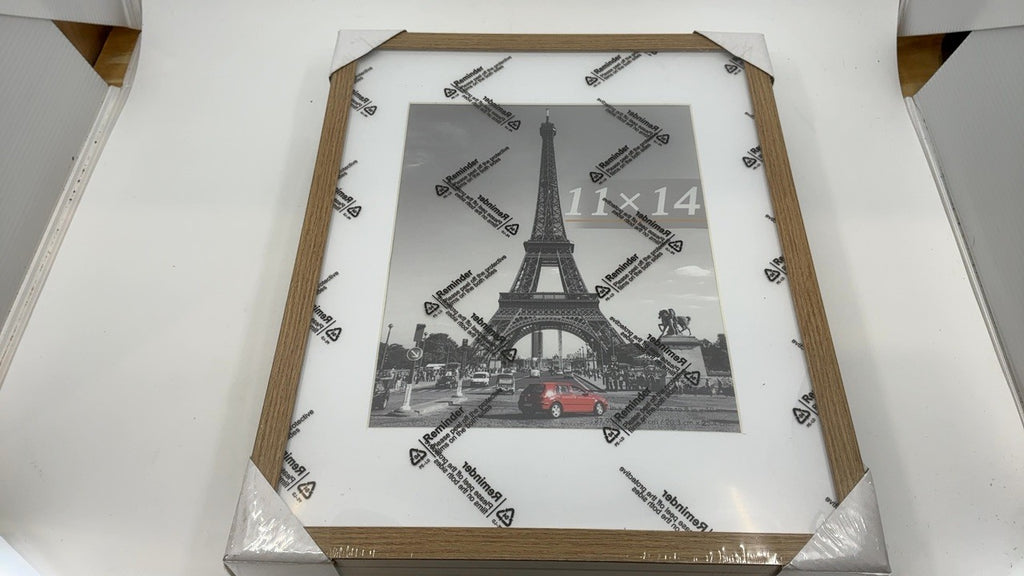 11x14 Picture Frame Set of 5, Natural, Gallery Display Frames