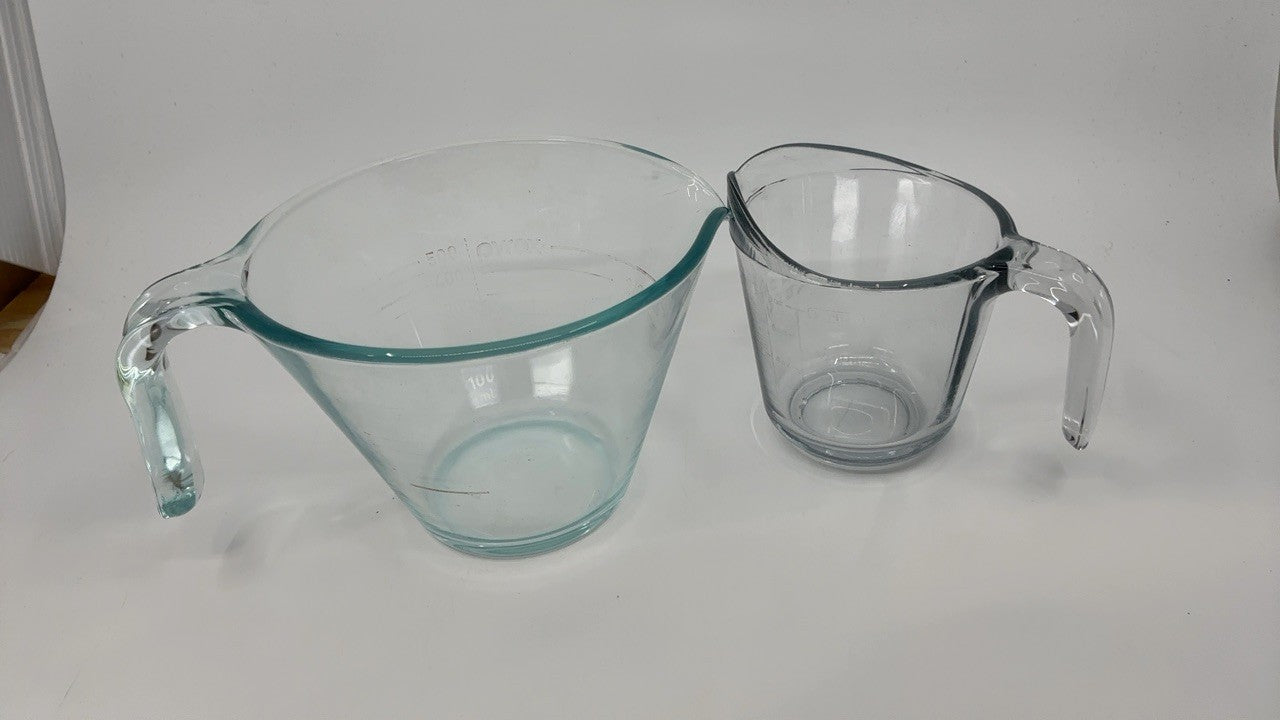 Pyrex Essentials 2 Cup Measuring Set, Glass, Dishwasher & Microwave Safe