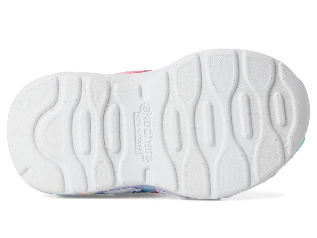 SKECHERS Girls Play Scene-Fun Squad Sneaker, Pink/Multi, 9 Toddler