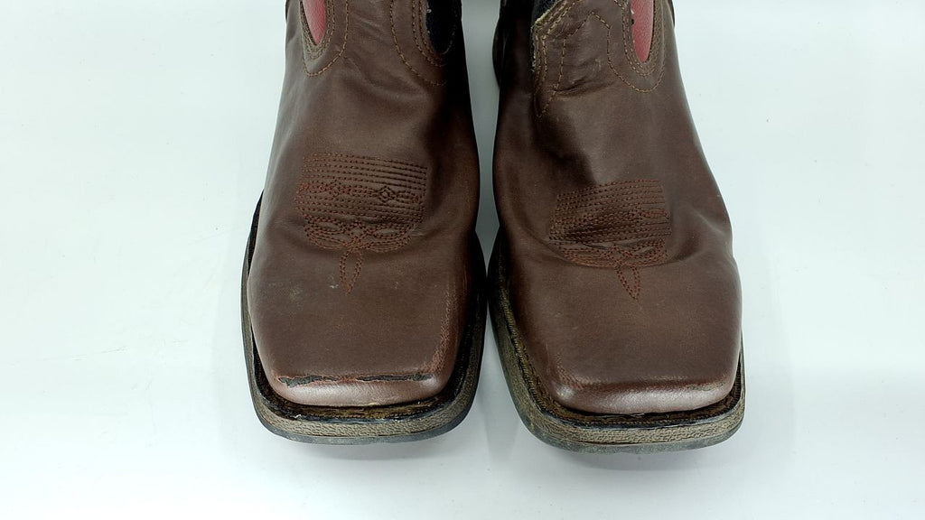 Durango Kids BT245 Lil' 8 Inch Patriotic,Brown/Union Flag,6 M US Big Kid