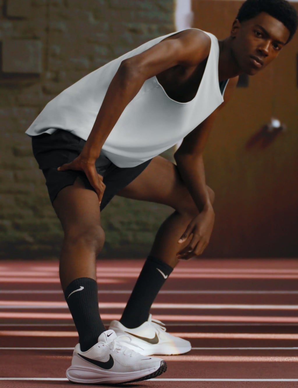 Nike Men's Revolution 8 Road Running Shoes, White/Black-Pure Platinum, 11