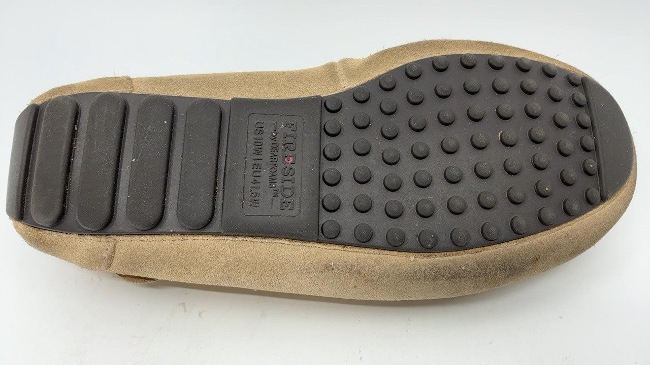 10W Fireside Mel Shearling Slipper for Women, Indoor/Outdoor, Chestnut