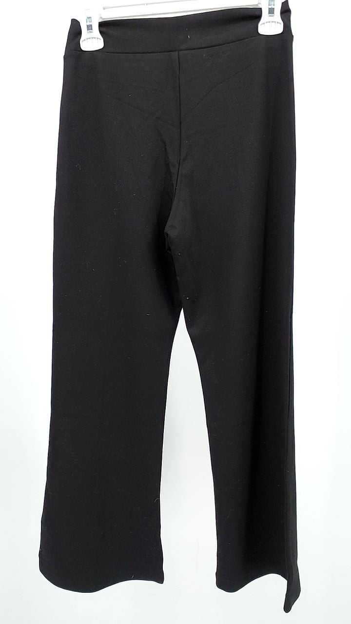 Zenana Heavy Ponte Elastic Waistband Pintuck Pants