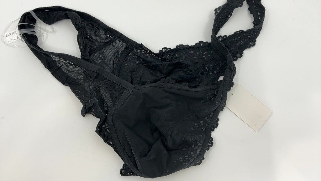 Women's Night Eyelet Halter Bralette, Large by b.tempt'd