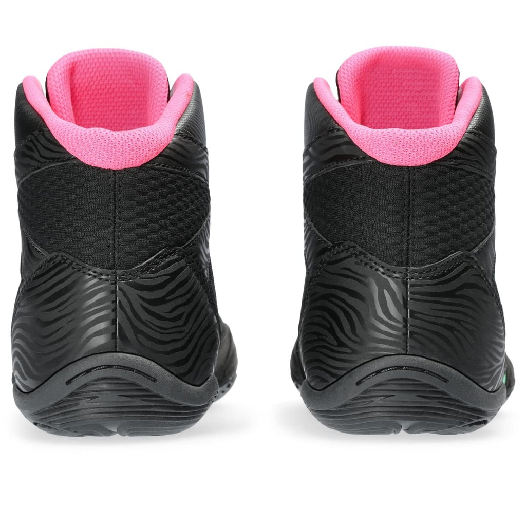 ASICS Men's Matflex 7 Wrestling Shoes, 12, Black/New Leaf