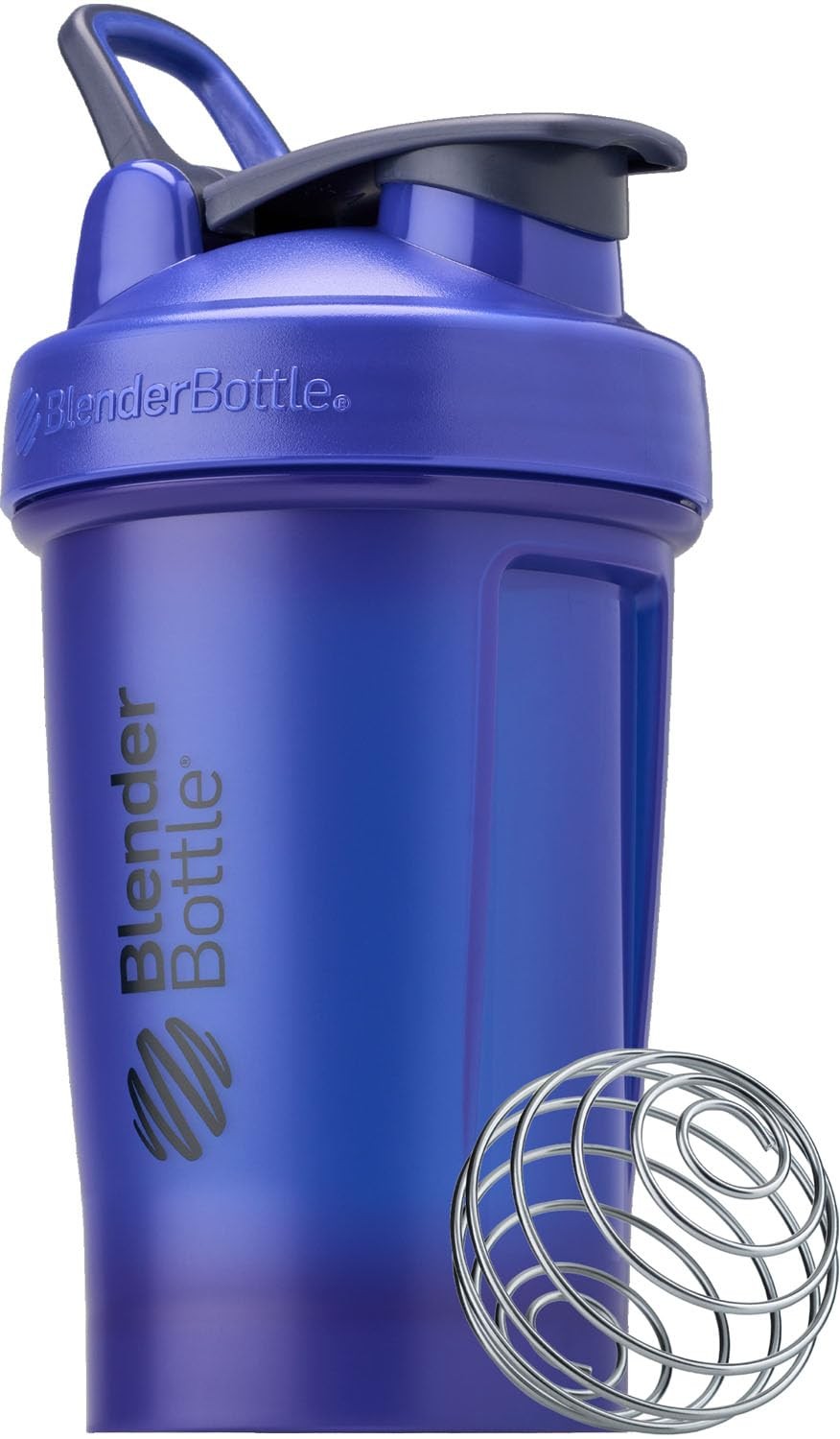 Reflex Blue 20oz BlenderBottle Classic V2 Shaker for Protein Shakes