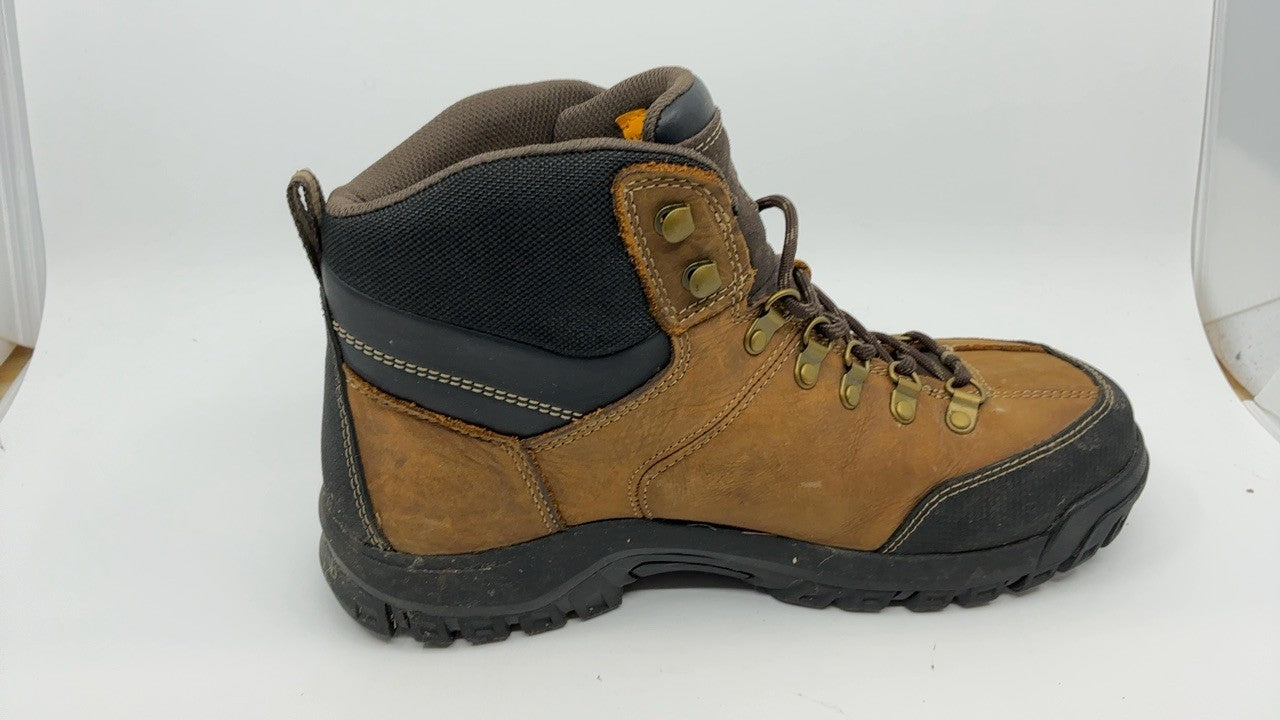Cat Footwear mens Threshold Waterproof Steel Toe Work Boot, Real Brown, 11 US