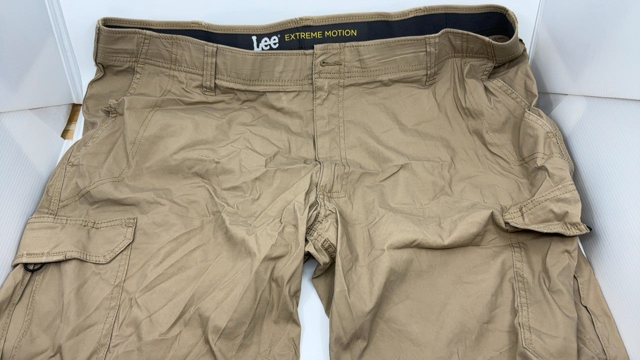 Lee Men's Big & Tall Extreme Motion Crossroad Cargo Short, Nomad, 44