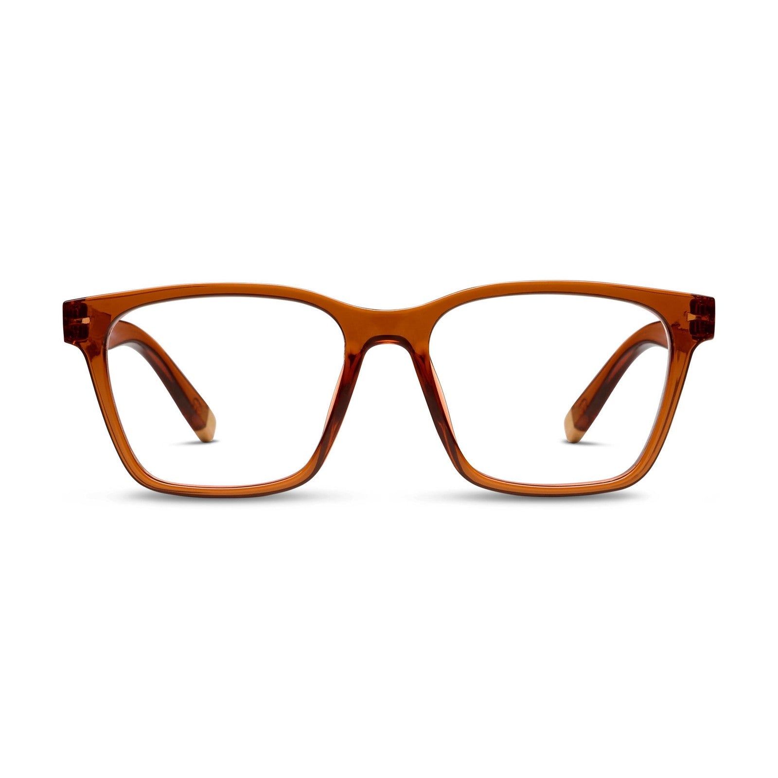 Peepers by PeeperSpecs Men's Wilder Square Reading Glasses, Brown, 1.50 + 1.5