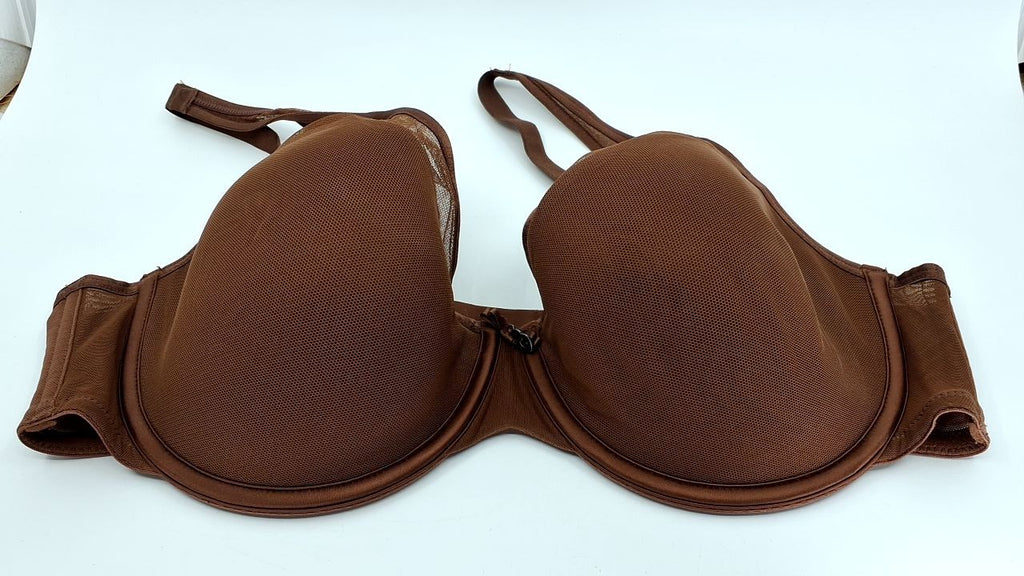 Luxe Seamless Bralette 38D Chocolate Plus Size by Curvy Couture