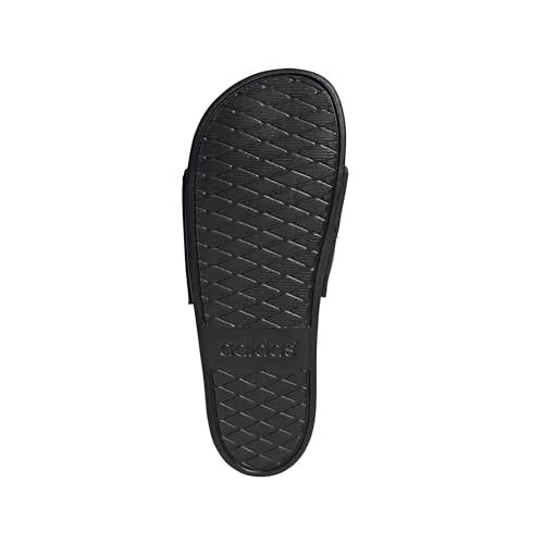 adidas Adult Adilette Comfort Slides Core Black/Core Black/Core Black 8