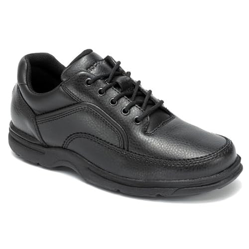 Rockport Men's Eureka Walking Shoe, Black, 9.5 Wide