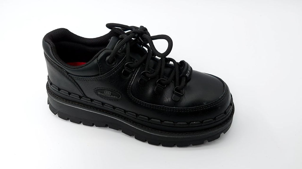 Skechers Women's Lace Up Jammers SR Zesi Industrial Shoe, BLK, 5.5
